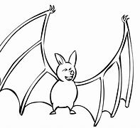 Image result for Simple Bat Coloring Page
