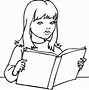 Image result for Cute Reading Girl Clipart