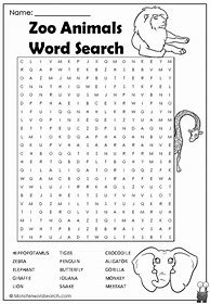 Image result for Word Search Puzzles Animal Shape