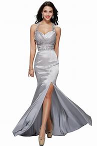 Image result for Long Silver Grey Gowns