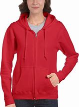 Image result for Red Full Zip Hoodie