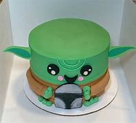 Image result for Happy Birthday Cake Baby Yoda