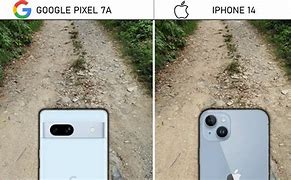 Image result for Google Pixel 7A vs iPhone