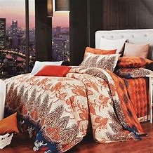 Image result for Burnt Orange Bedding Sets King