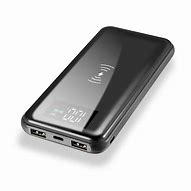 Image result for Portable Charger Qi Solar LCD