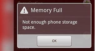 Image result for Mobile Phone Memory Full