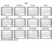 Image result for 2062 Calendar