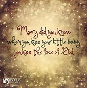 Image result for Mary Did You Know Quotes Web