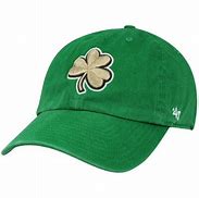 Image result for Notre Dame Hat with Clover