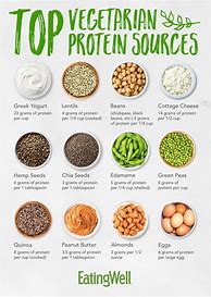 Image result for Vegetable Protein Sources Chart