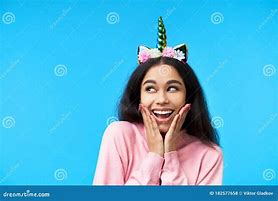Image result for Woman with Unicorn Horn