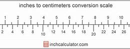 Image result for Centimeters to Inches