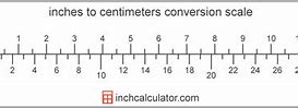Image result for Cm to Inch Chart