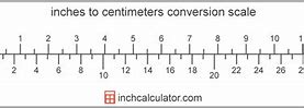 Image result for How Many Centimeters Are in an Inch