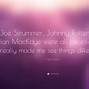 Image result for Joe Strummer Punk Quotes