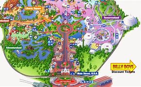 Image result for Walt Disney World Park Map