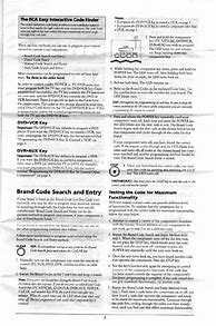 Image result for RCA Universal Remote Manual PDF