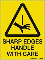 Image result for Sharp Edge Symbol