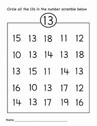 Image result for Number Scramble Preschool Worksheets