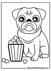 Image result for Cute Kawaii Pug Coloring Pages