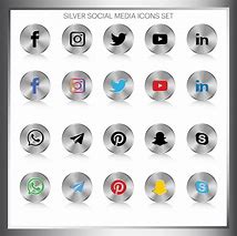 Image result for Circle Silver Button Icon