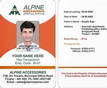 Image result for ID Card Back Text Sample
