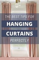 Image result for How to Hang Curtain Rods Properly