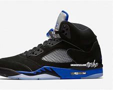 Image result for Black and Blue Nike 5S
