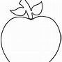 Image result for Cartoon Apple Outline PNG