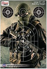 Image result for Bad Guy Shooting Targets