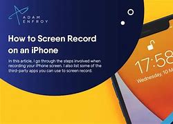 Image result for How to Record My iPhone Screen