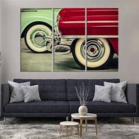 Image result for Old Car Wall Art