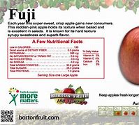 Image result for Medium Fuji Apple Nutrition