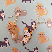 Image result for Earrings for Cats