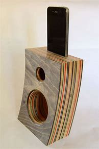 Image result for Laser-Cut Cell Phone Sound Amplifier