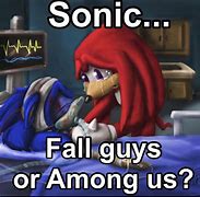 Image result for sonic and knuckle memes