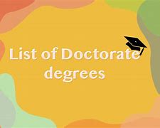 Image result for What Is Doctoral Degree
