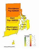 Image result for Rhode Island Population Map