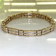 Image result for 10K Gold and Diamond Bracelet
