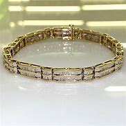 Image result for 10K Gold Diamond Bracelet