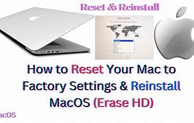 Image result for Reset Mac to Factory Settings