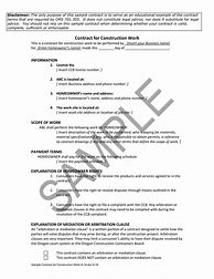 Image result for Construction Contract Format