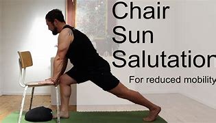 Image result for Chair Yoga Sun Salutation