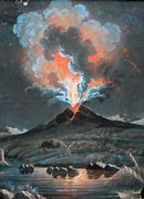 Image result for Mount Vesuvius Eruption Painting