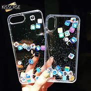Image result for 7 Plus Clear Liquid Glitter iPhone Cases