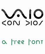 Image result for Sony Vaio Logo Font