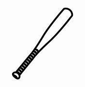 Image result for Baseball Bat On Wall Clip Art