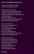 Image result for Time to Let Go Poems