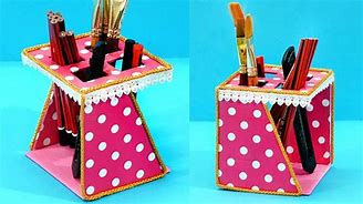 Image result for DIY Pen Stand with Cardboard