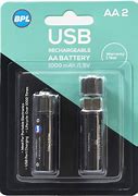 Image result for BPL USB Rechargeable Battery AAA